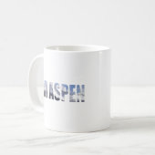 Ski Aspen Koffiemok (Voorkant links)