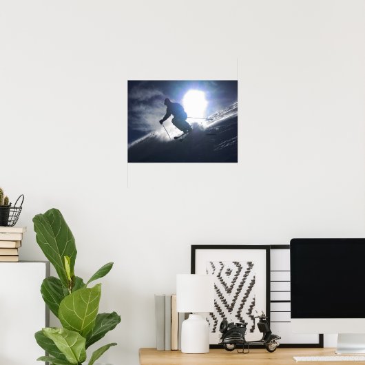 Ski Aspen Poster (Thuiskantoor)