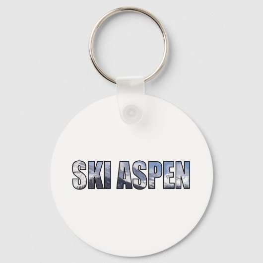 Ski Aspen Sleutelhanger (Voorkant)