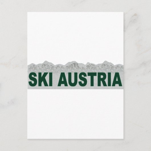 Ski Austria Briefkaart (Voorkant)