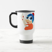 Ski Baby Cartoon Travel Mug Reisbeker (Links)