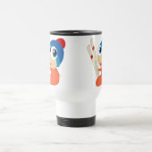 Ski Baby Cartoon Travel Mug Reisbeker (Center)