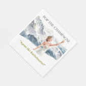 Ski Bachelorette Weekend Bride on the Slopes Servet (Hoek)