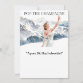 Ski Bachelorette Weekend Bruid op de pistes Kaart (Voorkant)