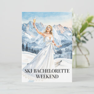 Ski Bachelorette Weekend Bruid op de pistes Kaart