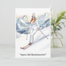 Ski Bachelorette Weekend Bruid op de pistes Kaart