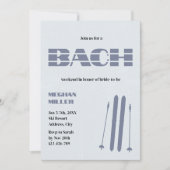 Ski Bachelorette Winter Weekend Route Kaart (Voorkant)