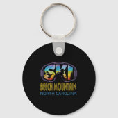 Ski Beech Mountain North Carolina Skiing Vacation Sleutelhanger (Voorkant)