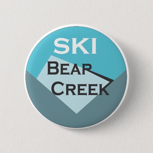 Ski Beer Creek Ronde Button 5,7 Cm (Voorkant)