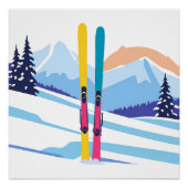 Ski Berg Perfect Poster (Voorkant)