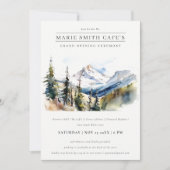 Ski Berg Telluride Colorado Opening Ceremonie Kaart (Voorkant)