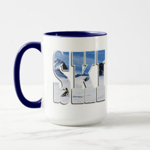 SKI - Berg wintersport ontwerp Mok