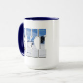 SKI - Berg wintersport ontwerp Mok (Voorkant links)