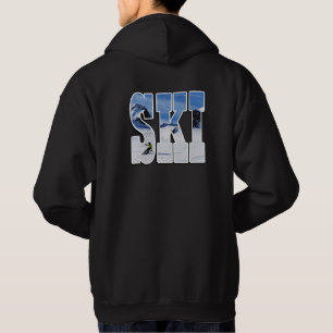 Ski berg Wintersporten Design Hoodie