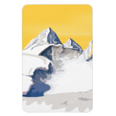 Ski bergen magneet (Verticaal)