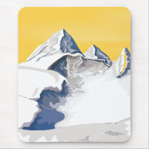 Ski bergen muismat