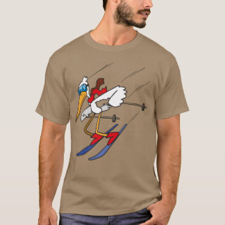 Ski Bird familie T-shirt