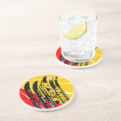 Ski Blade-Onderzetter Zandsteen Onderzetter (Zijkant)