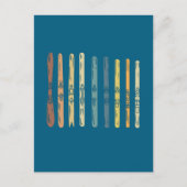 Ski Boards Gift Briefkaart (Voorkant)