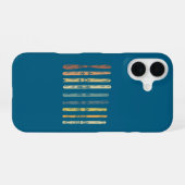 Ski Boards Gift iPhone 16 Hoesje (Achterkant horizontaal)