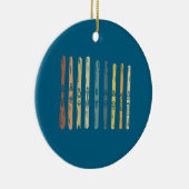 Ski Boards Gift Keramisch Ornament (Rechts)