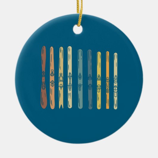 Ski Boards Gift Keramisch Ornament (Voorkant)