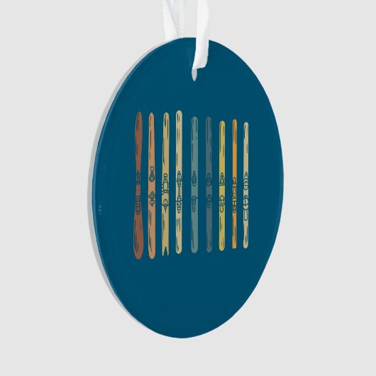 Ski Boards Gift Ornament (voorkant)