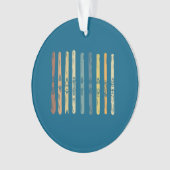 Ski Boards Gift Ornament (voorkant)