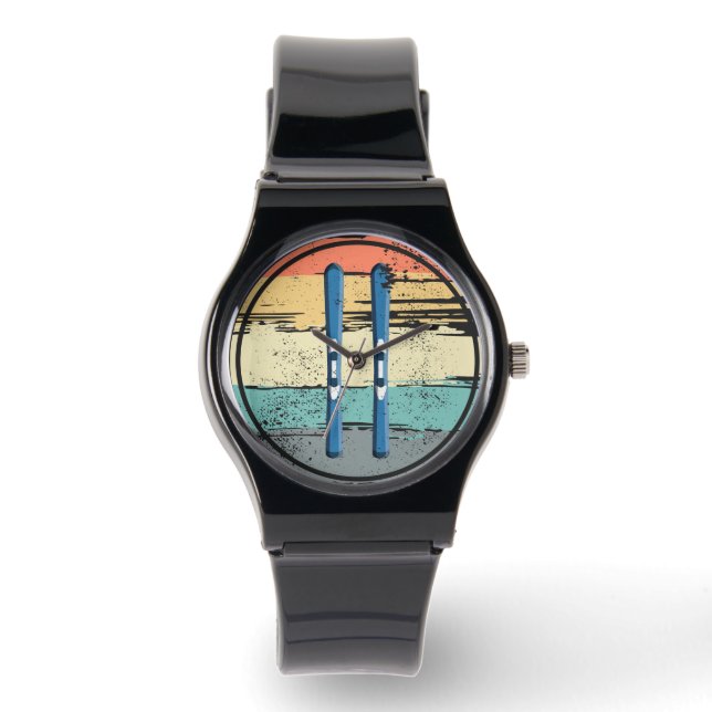 Ski Boards  Horloge (Voorkant)