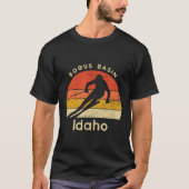  Ski Bogus Basin Idaho Mountain T-shirt (Voorkant)