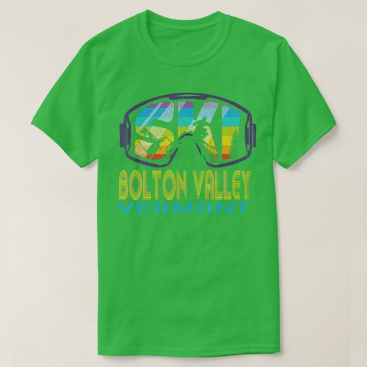 Ski Bolton Valley Vermont Skiing Vacation T-shirt (Design voorkant)