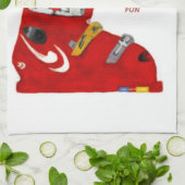 Ski Boot gaat een paar vlinderkeukenhanddoeken sch Theedoek (Gevouwen)