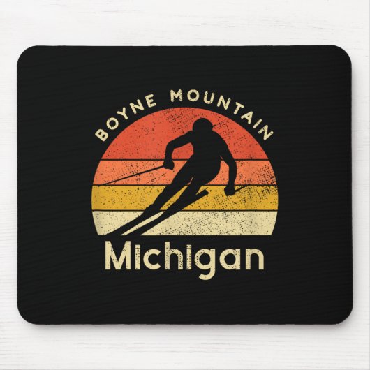  Ski Boyne Mountain Michigan Mountain Muismat (Voorkant)
