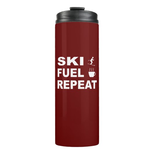 Ski Brandstof Herhaal Thermosbeker (Voorkant)