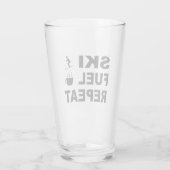 Ski-brandstof herhalen glas (Achterkant)