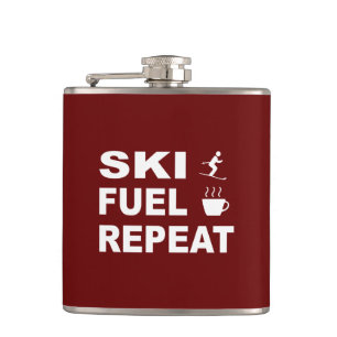 Ski-brandstof herhalen heupfles