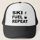 Ski-brandstof herhalen trucker pet (Voorkant)