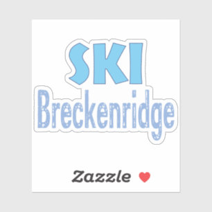 Ski Breckenridge, colorado, ski, breckenridge, Sticker