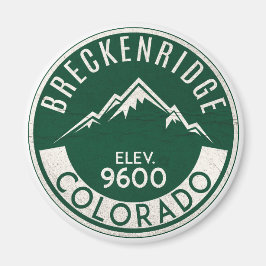 Ski Breckenridge Colorado Skiing Snowboarding Magneet