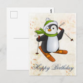 Ski Briefkaart (Voorkant / Achterkant)