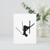 Ski Briefkaart (Staand voorkant)