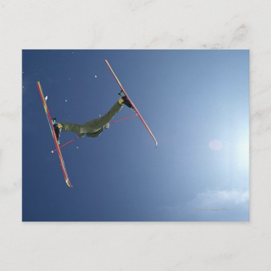 Ski Briefkaart (Voorkant)
