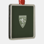 Ski Brighton Utah Metalen Ornament (Rechts)
