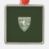 Ski Brighton Utah Metalen Ornament (Voorkant)