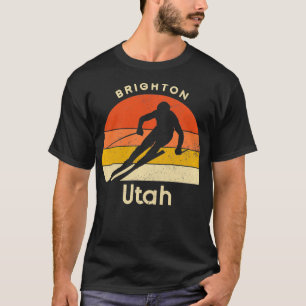  ski Brighton Utah Mountain T-shirt