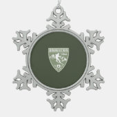 Ski Brighton Utah Tin Sneeuwvlok Ornament (Voorkant)