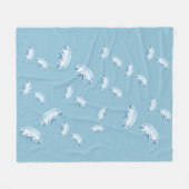 Ski Bril met bergreflectie Fleece Deken (Voorkant (Horizontaal))