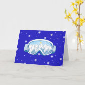 Ski Bril met bergreflectie Kaart (Gele Bloem)