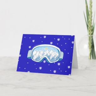 Ski Bril met bergreflectie Kaart