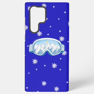 Ski Bril Sneeuwvlokdansen   Samsung Galaxy Hoesje